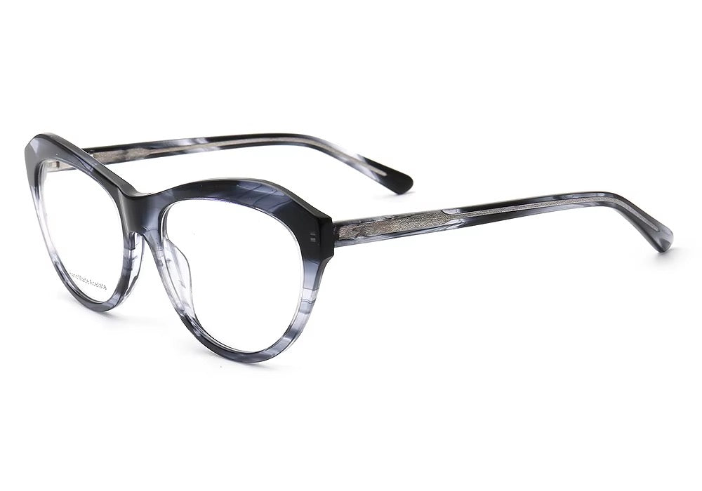 modern cat eye glasses frames for women grey