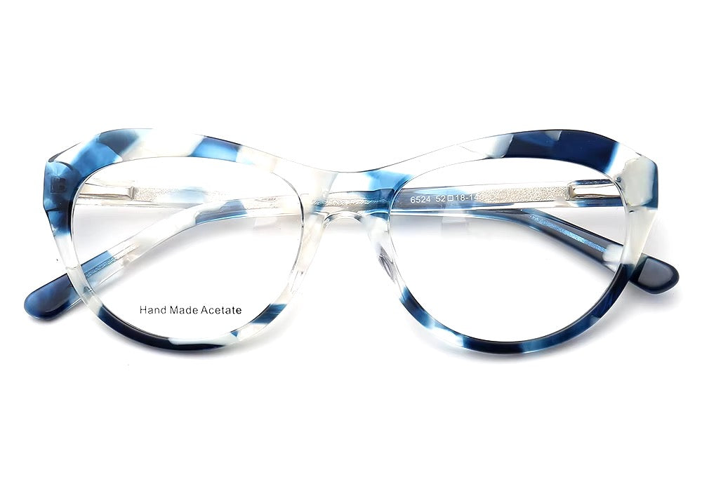 blue sky womens eyeglasses frames cat eye