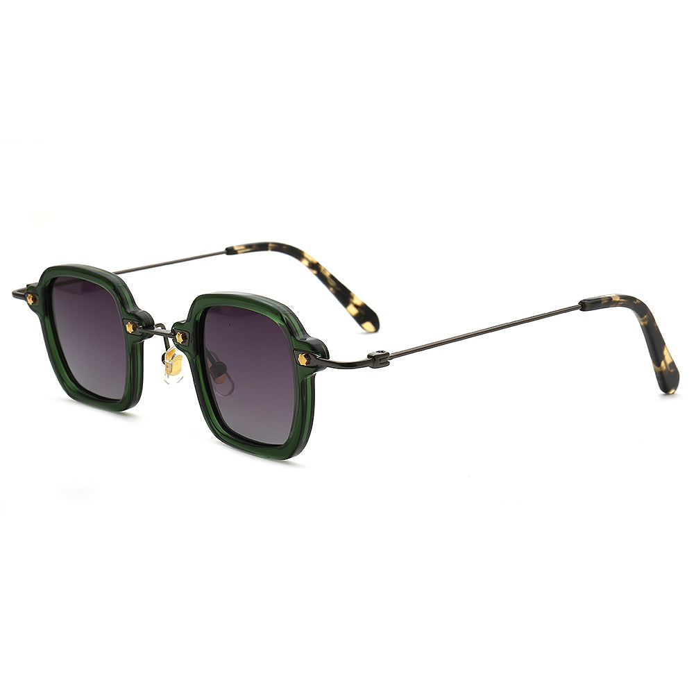 retro green sunglasses polarized uv400