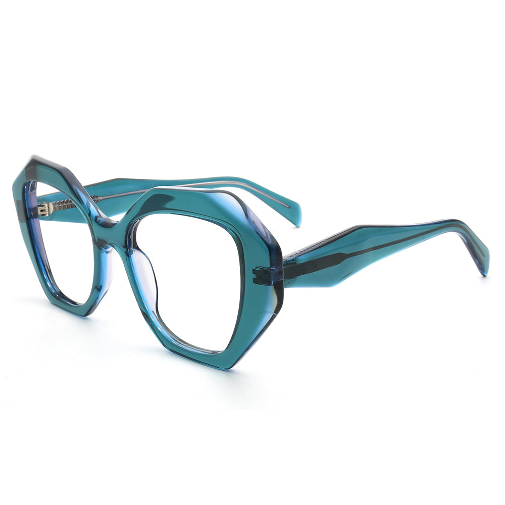 Yoyo Funky Womens Glasses Frames Square Trendy Geometric Female Eyeglasses Online