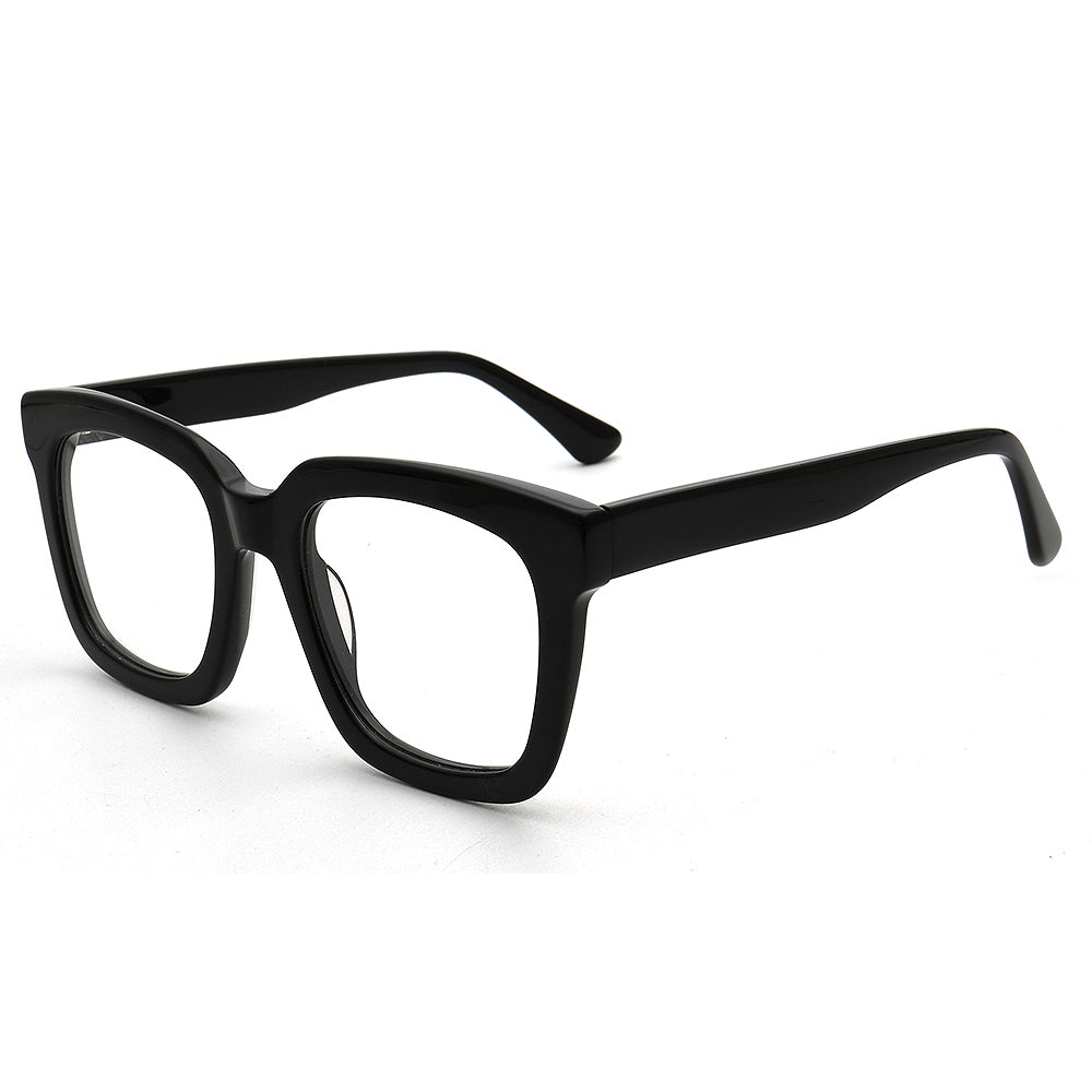 black square oversize eyeglasses frames