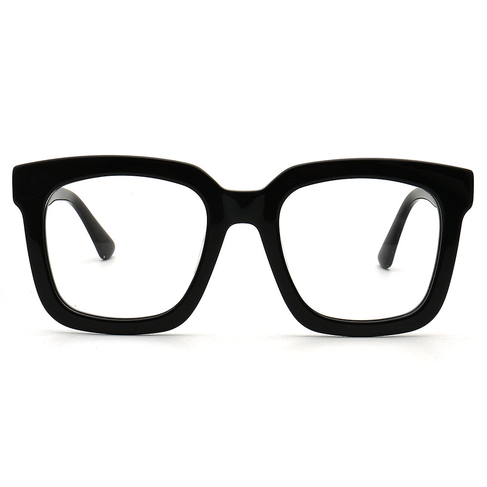 black square oversize eyeglasses frames