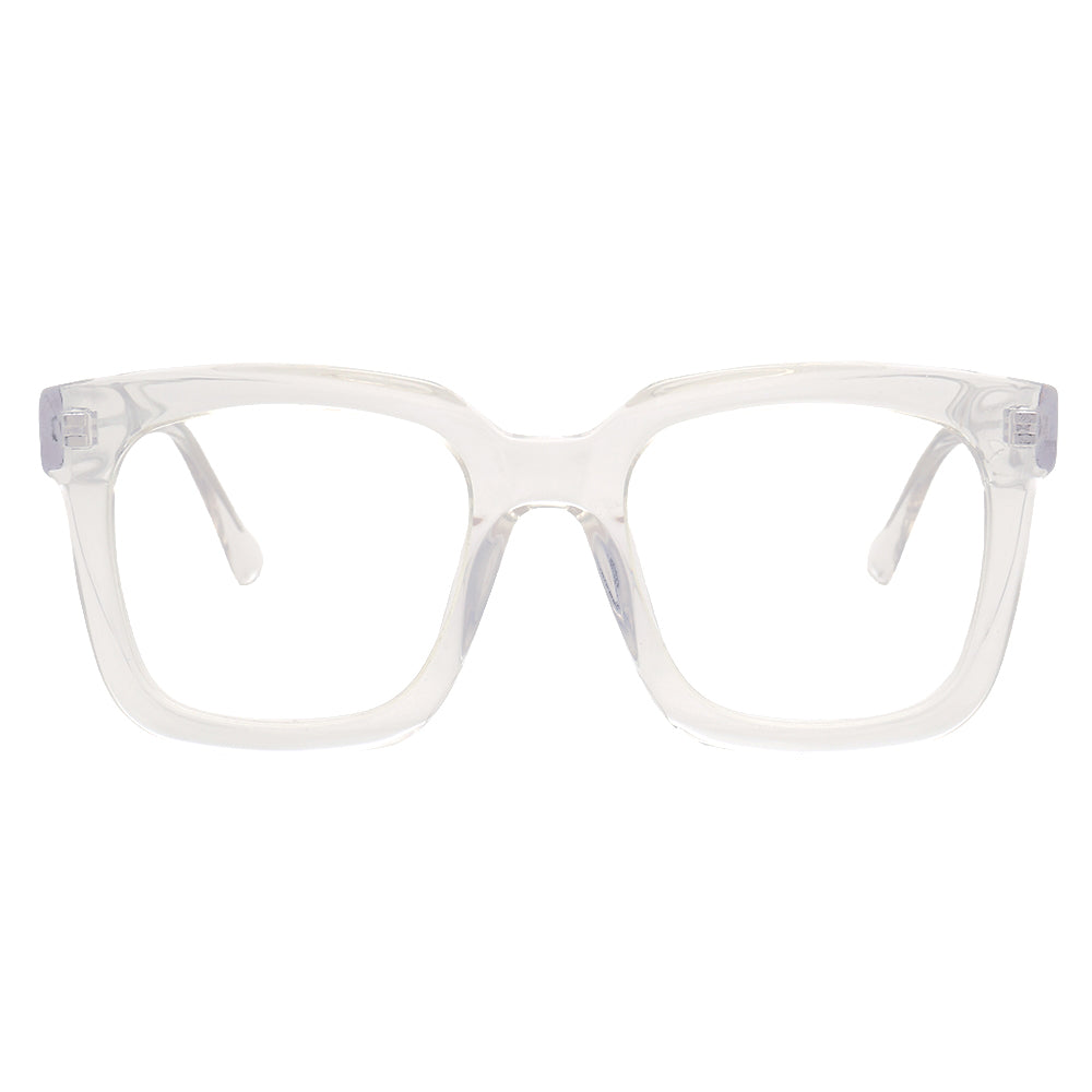 clear glasses frames oversize square