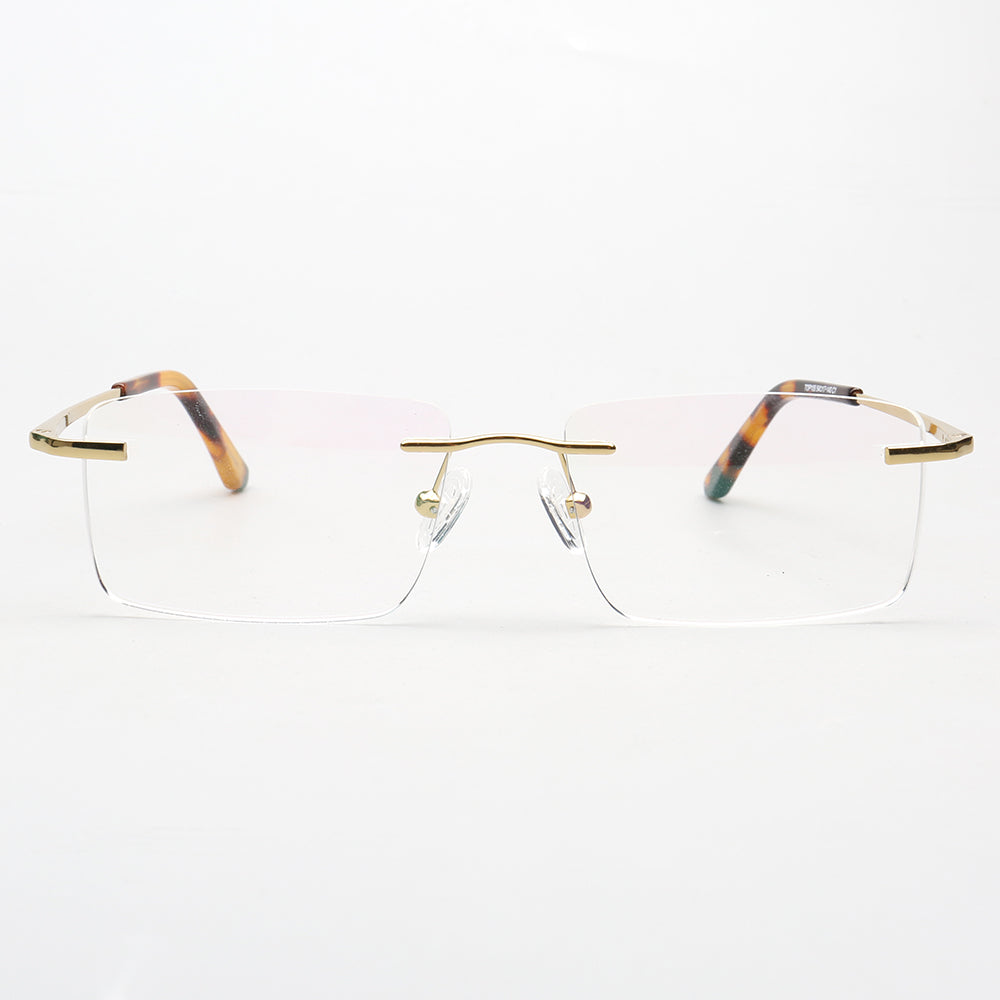 Daniel | Rectangle Rimless Glasses Frames for Men