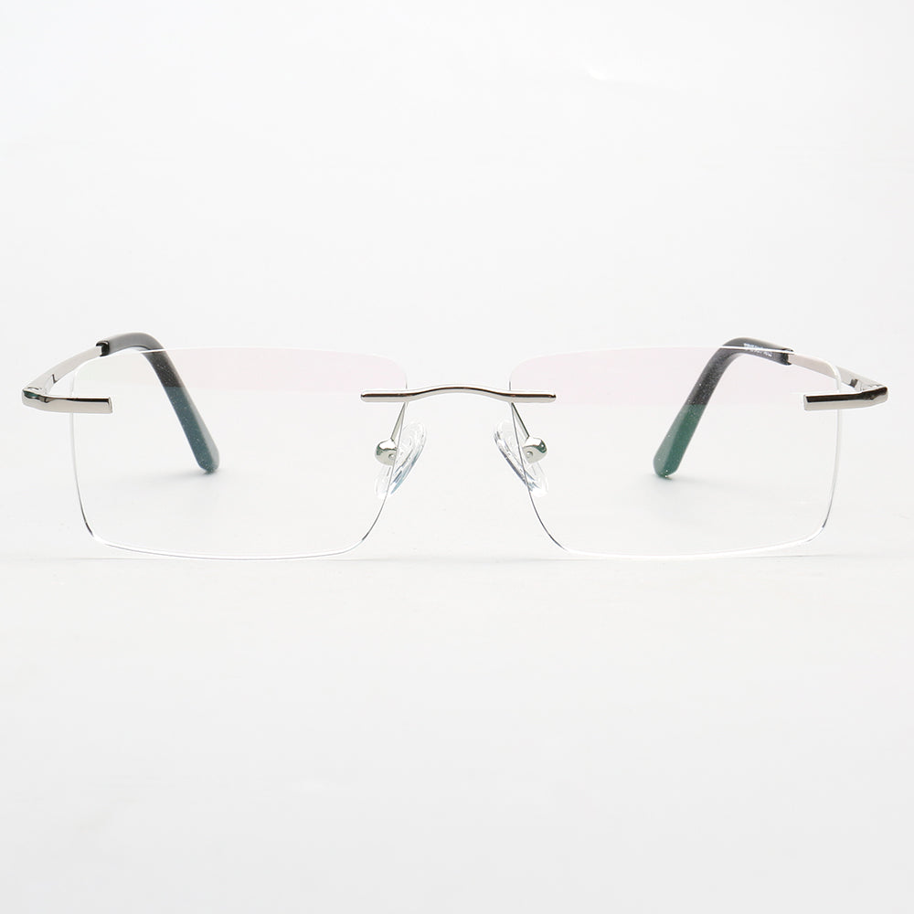 Daniel | Rectangle Rimless Glasses Frames for Men