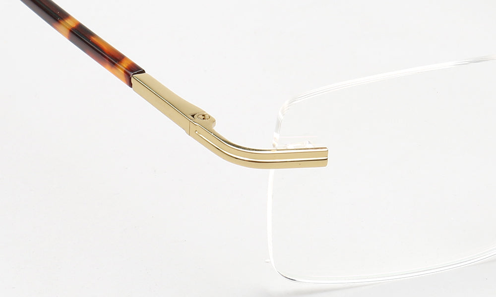 Thomas | Mens Business Rectangle Rimless Eyewear Frames