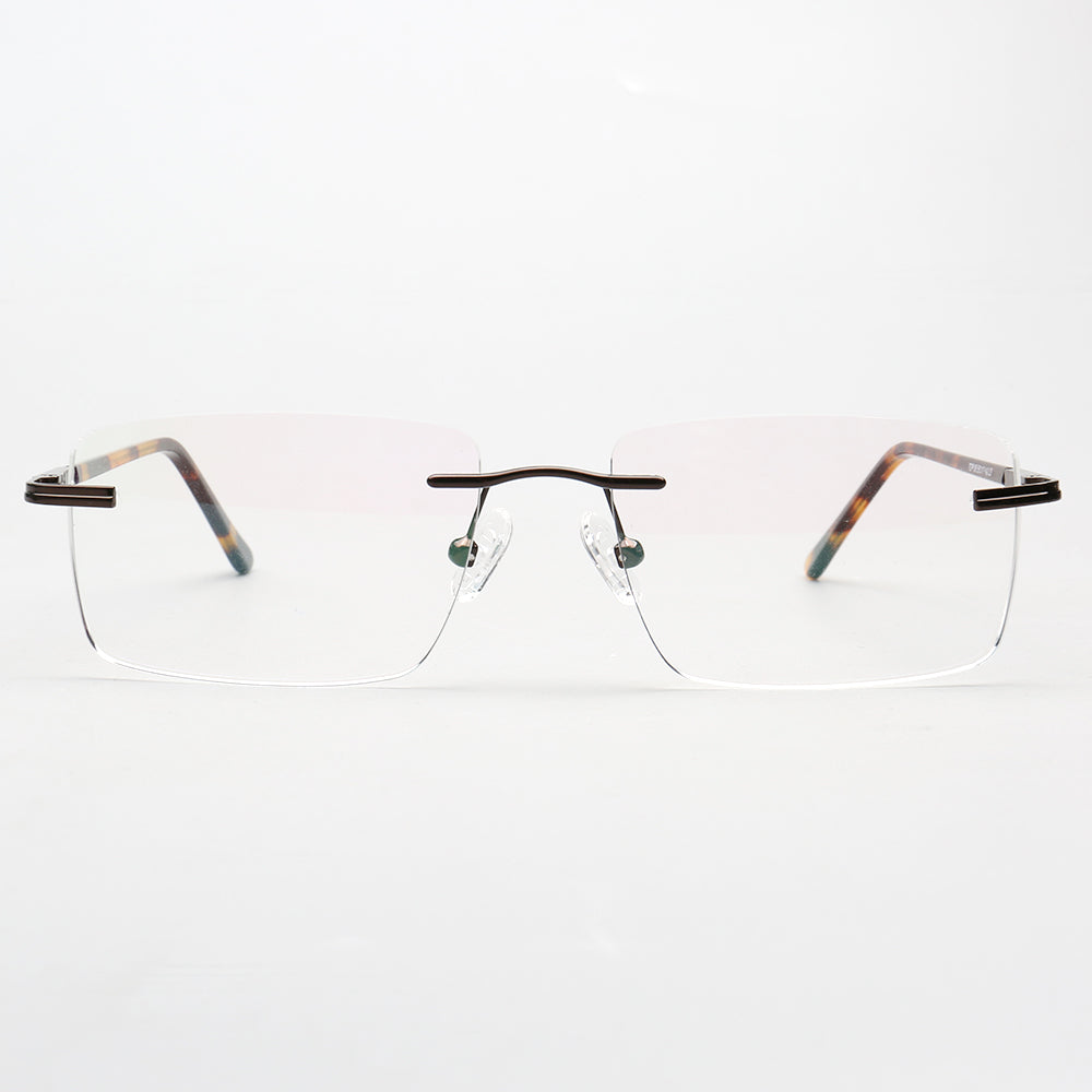 Thomas | Mens Business Rectangle Rimless Eyewear Frames