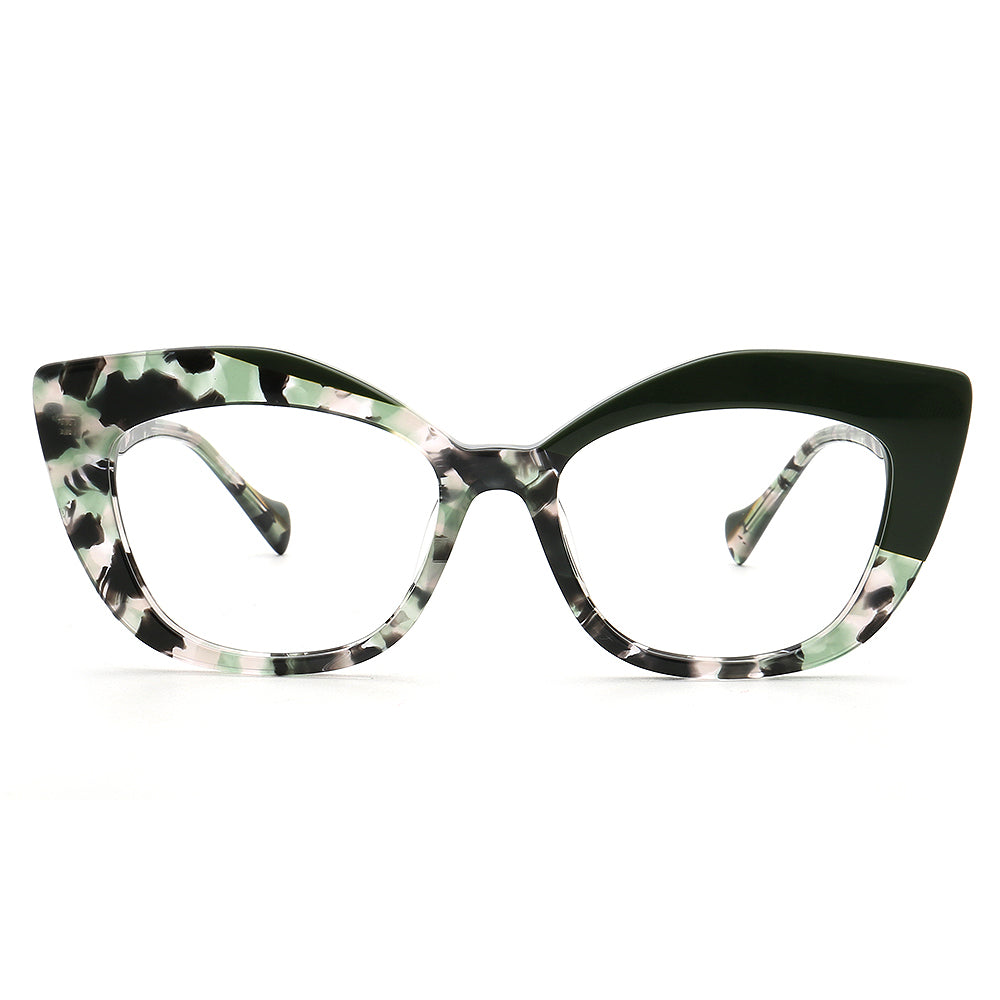 vintage teal eyeglasses frames for women cat eye
