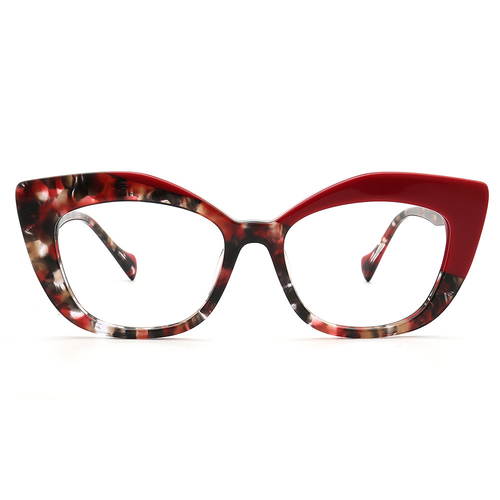 vintage red cat eye glasses frames for women
