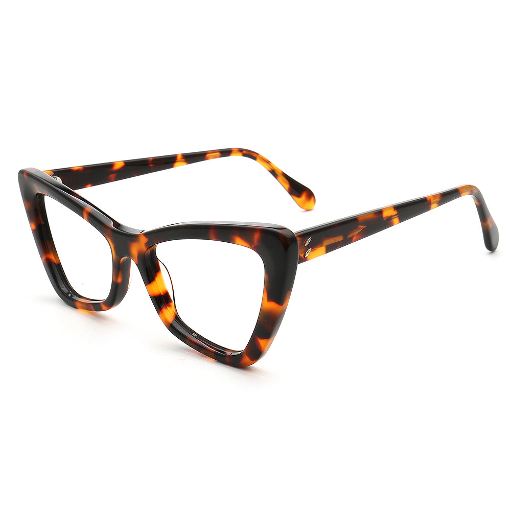 Morgan | Womens Cat Eye Tortoise Glasses | Vintage Retro Optical Eyeglasses Frames