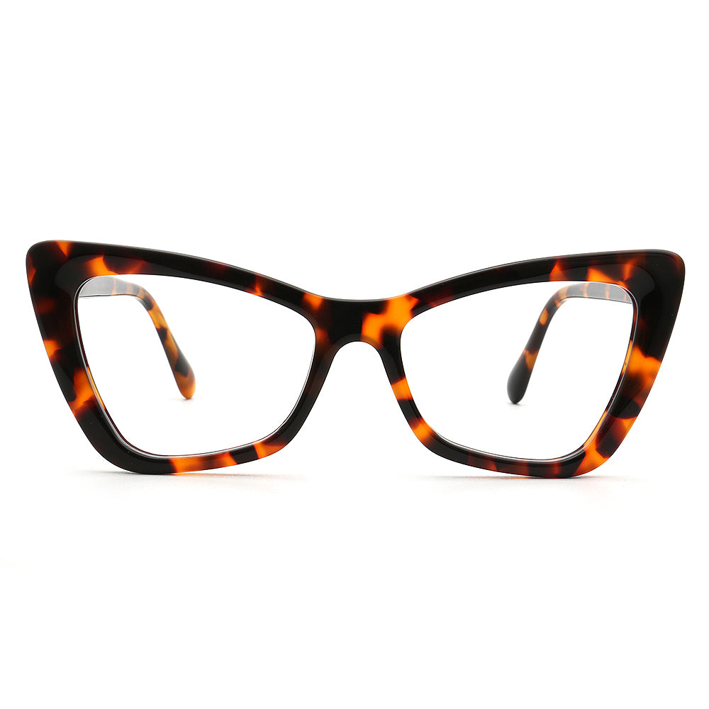 Morgan | Womens Cat Eye Tortoise Glasses | Vintage Retro Optical Eyeglasses Frames