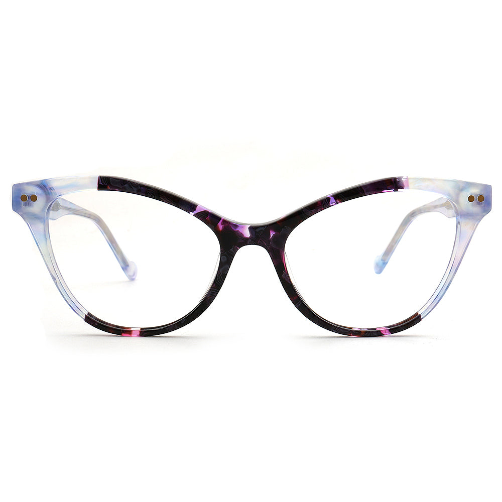 clear black tortoise women cat eyeglasses frames