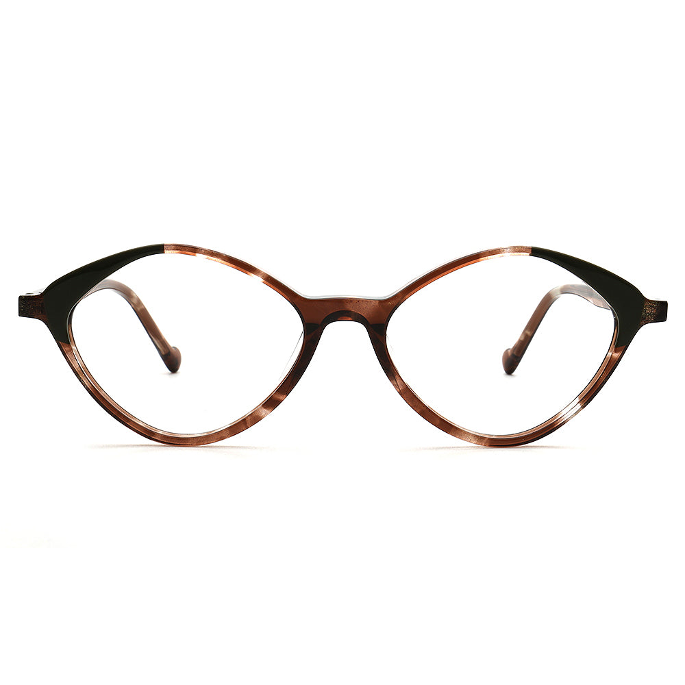 brown eyeglass frames for women