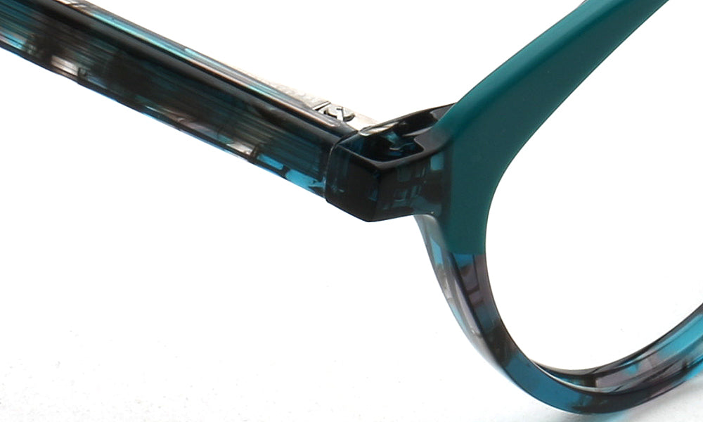 teal temple of women glasses frames