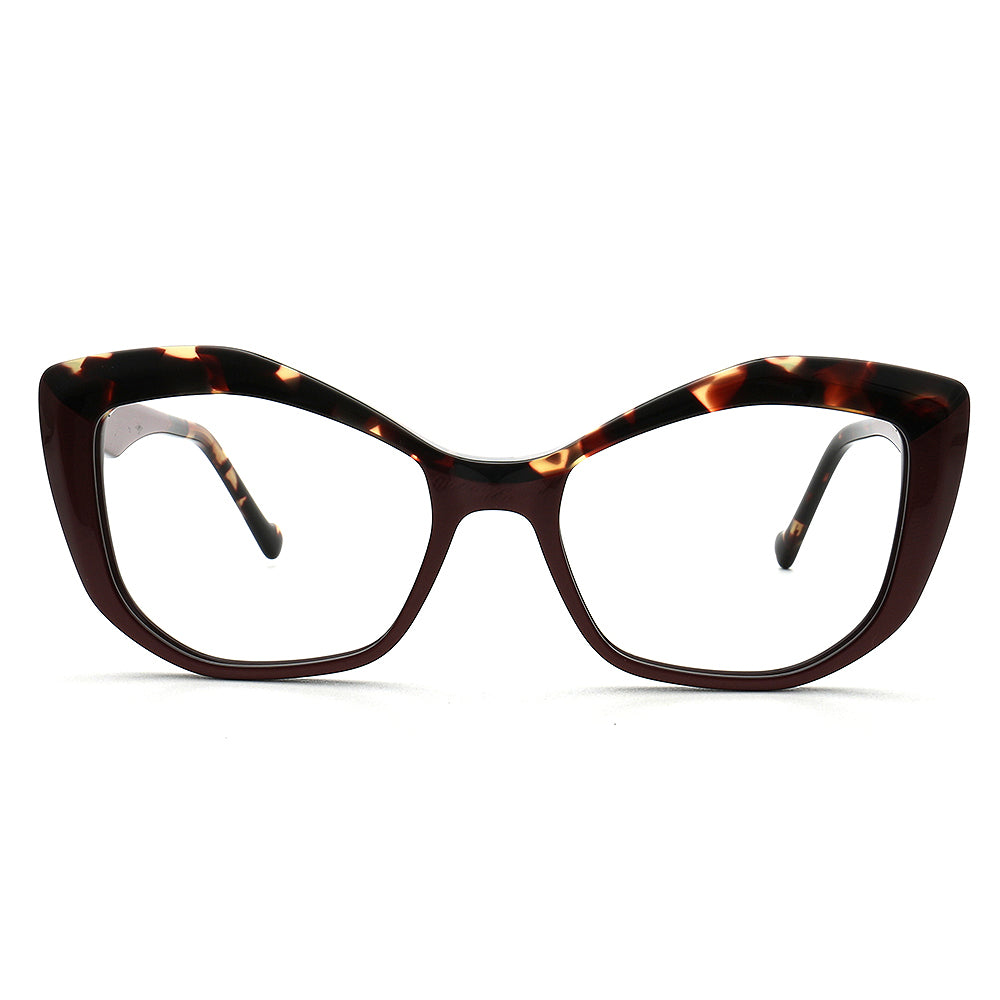 maroon cat eye womens glasses frames