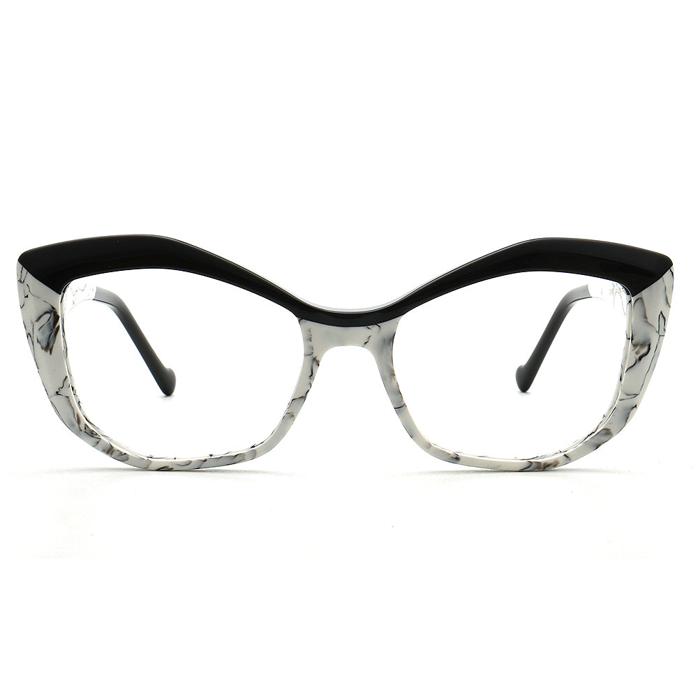 marble cat eye glasses frames for women