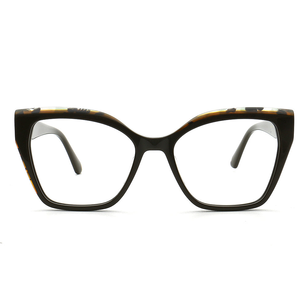 vintage brown tortoise eyeglasses frame for women