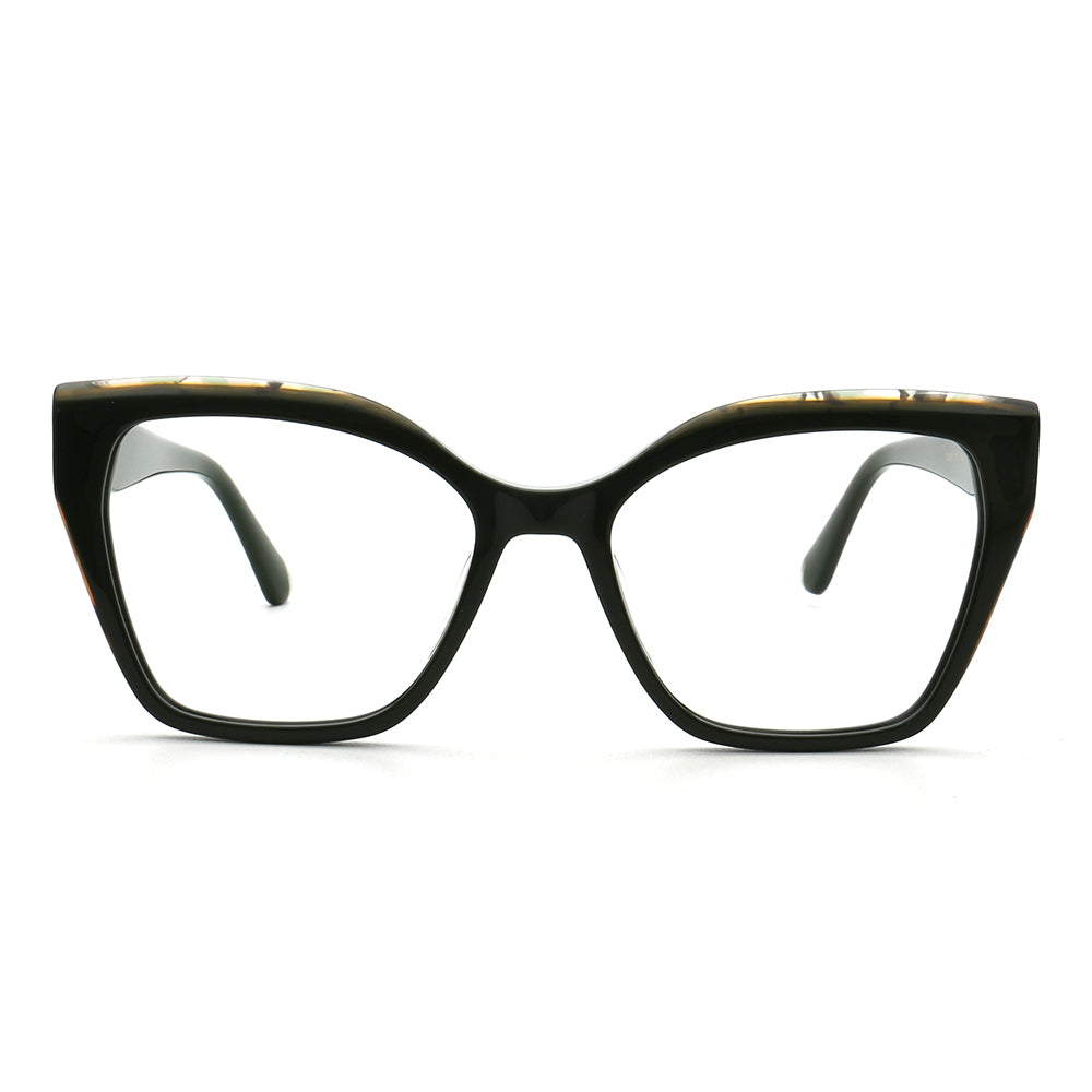brown cat eye glasses frames for women