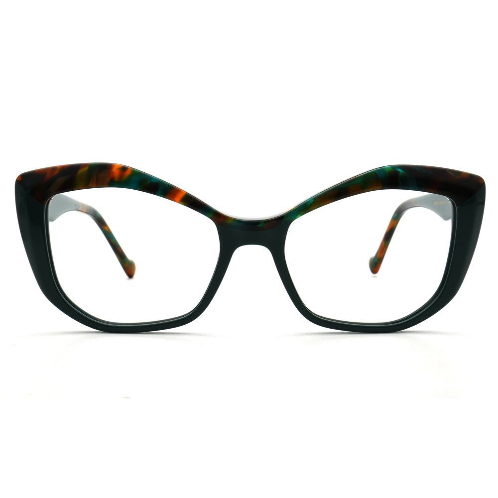dark green glasses frames vintage retro eyewear