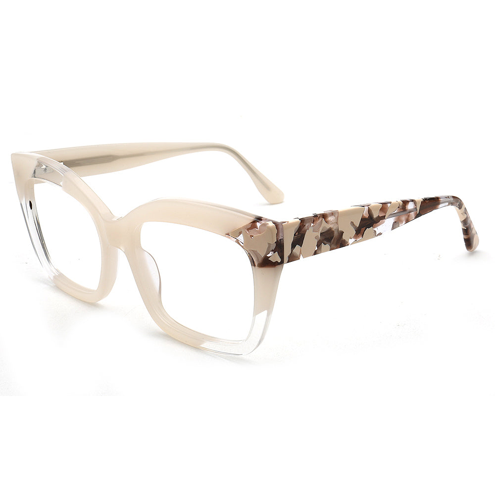 trendy marble square womens eyeglasses frames