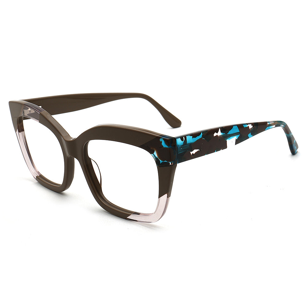 blue tortoise modern glasses frames for women