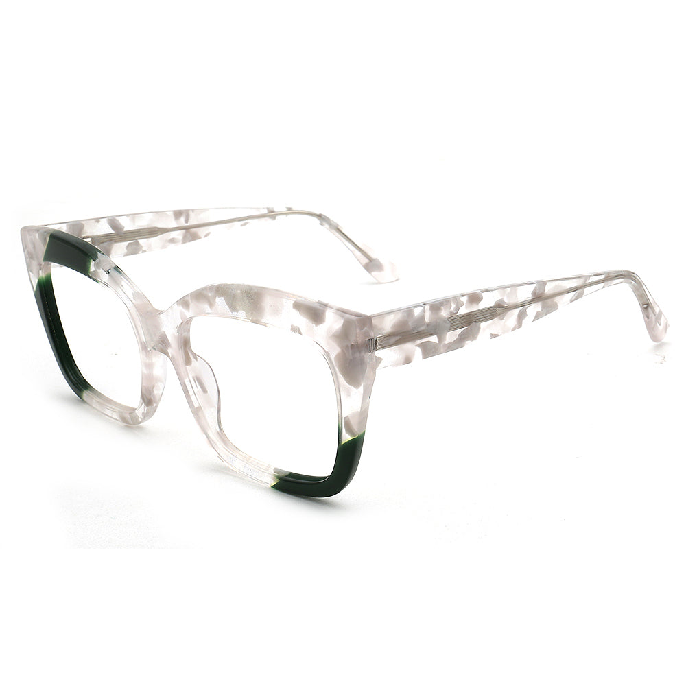 fashionable marble eyeglasses frames for women