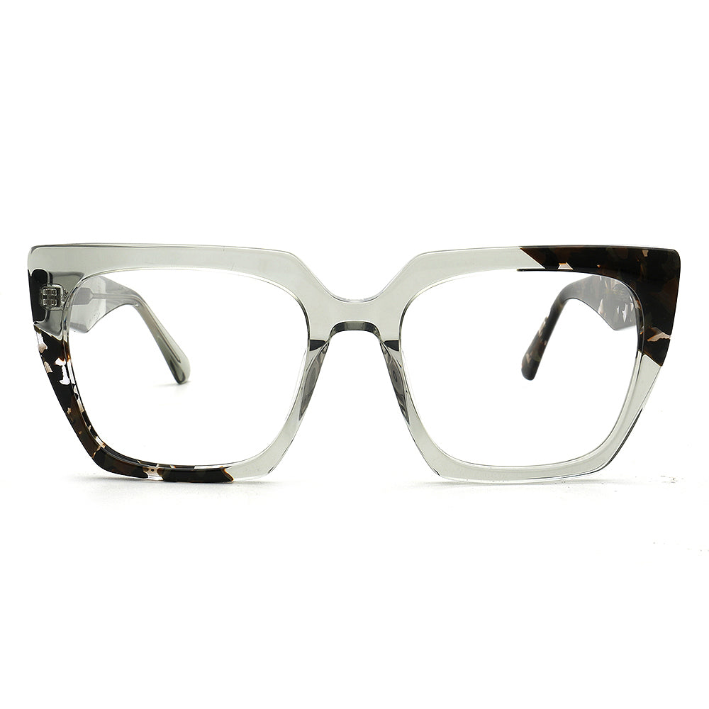 transparent green eyeglass frames for women
