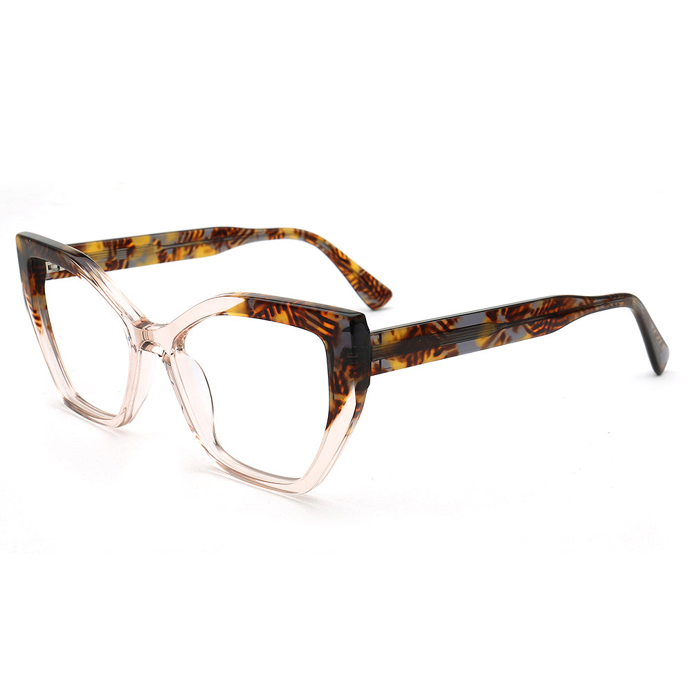 peach tortoise eyeglass frames for women