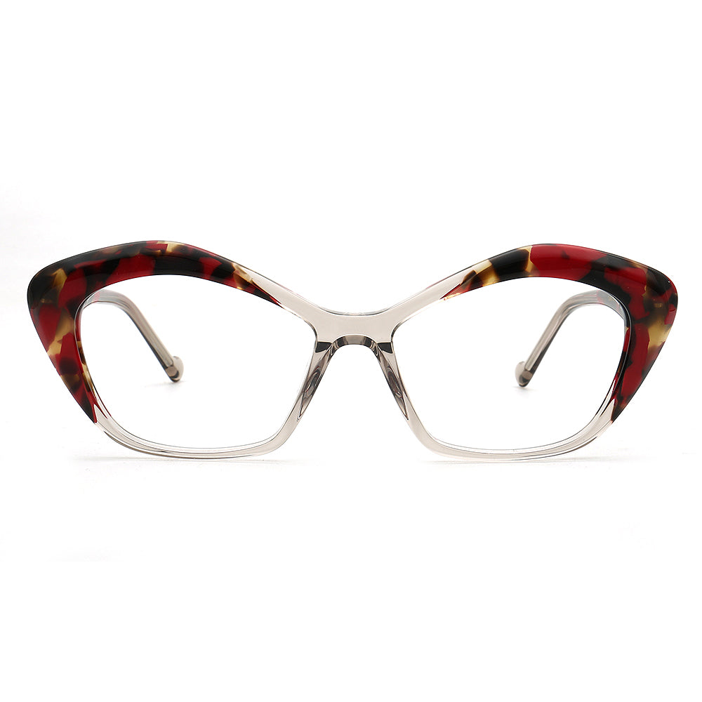 red cat eye glasses frames