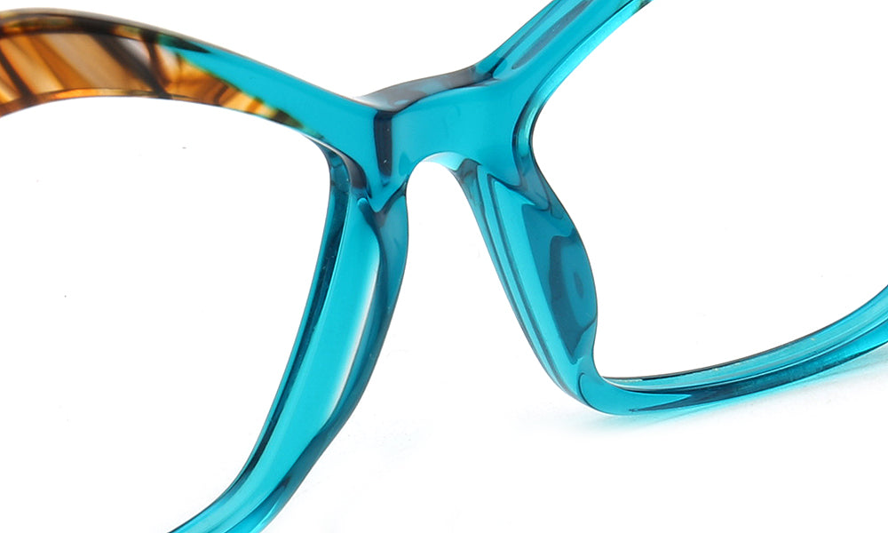 blue acetate for women eyeglasses