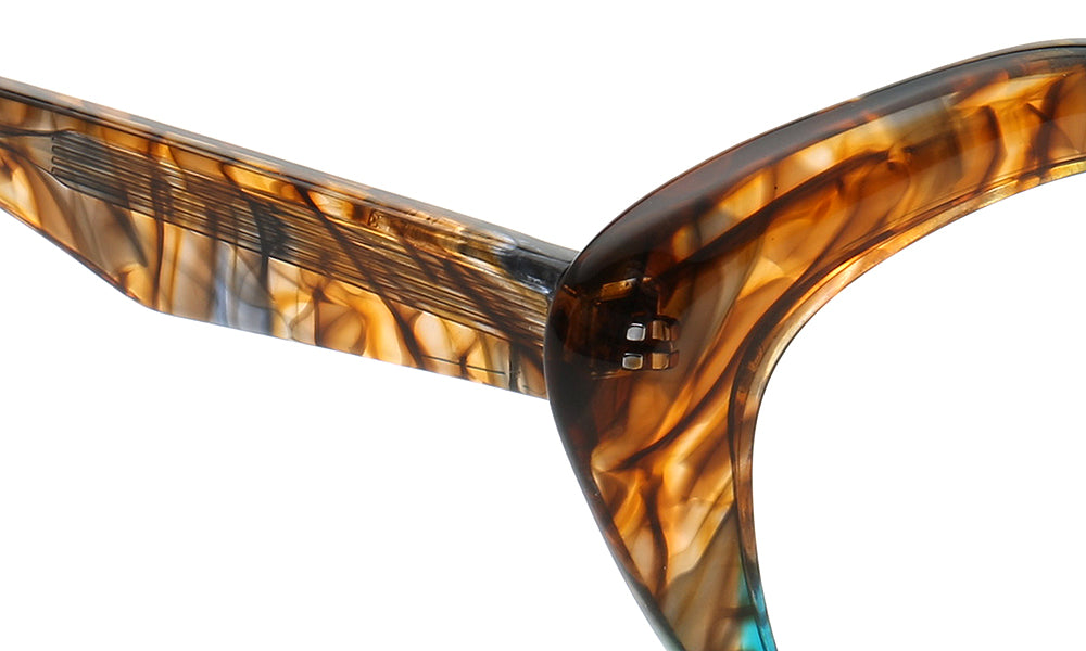 leopard print temple of women glasses frames