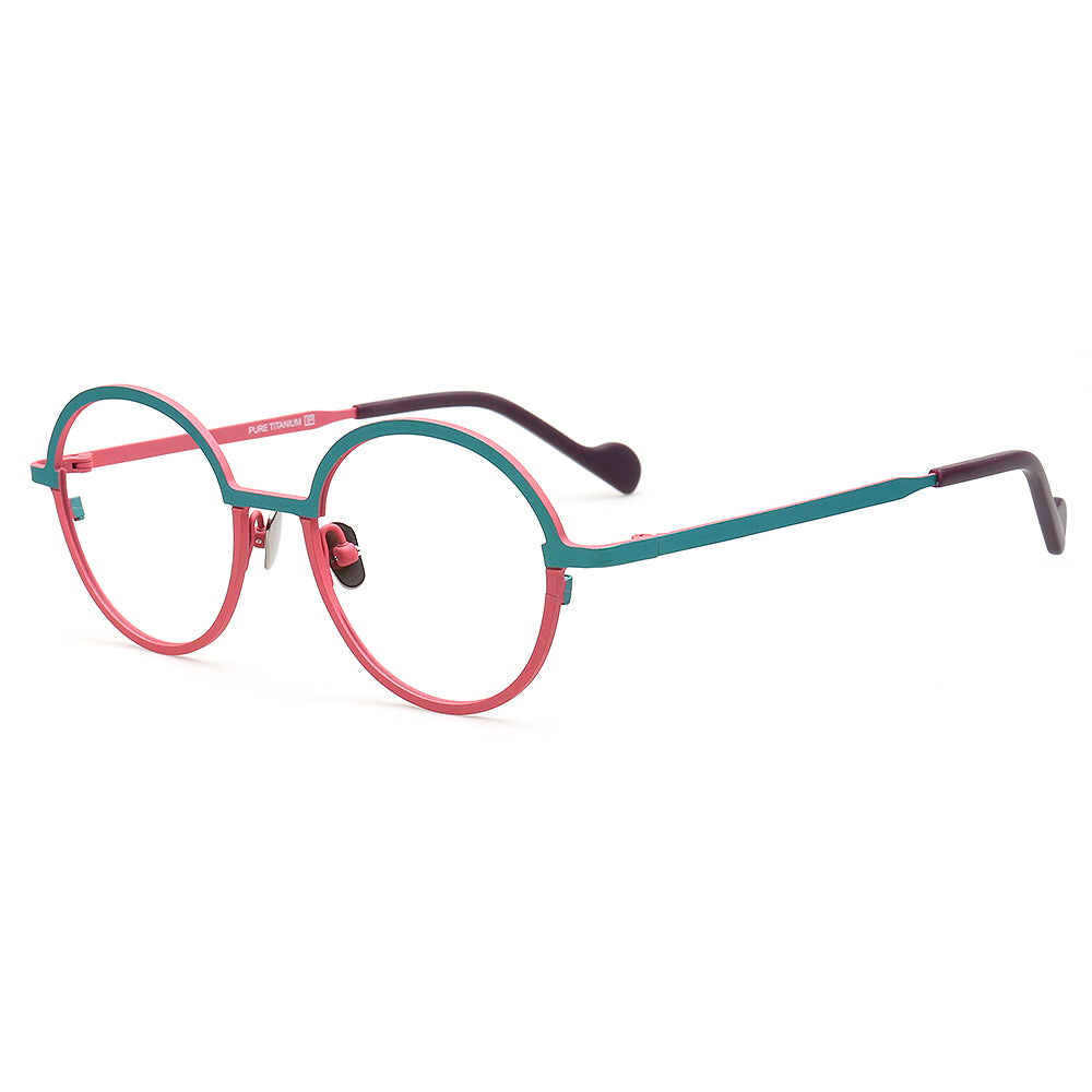 green red round spectacles