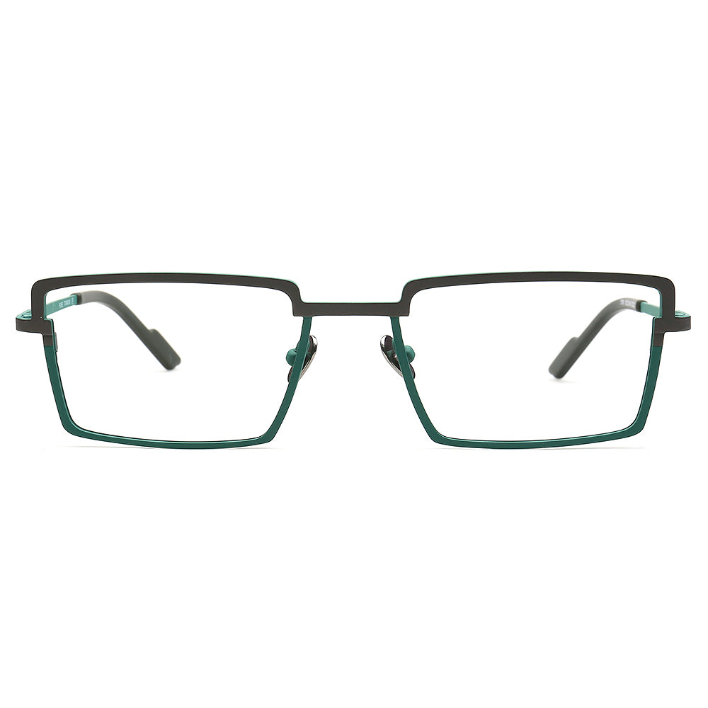 green business eyeglasses frames for men