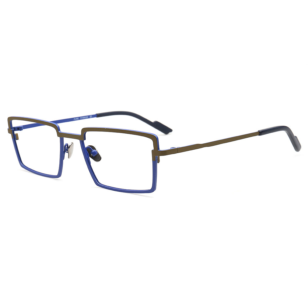 modern blue eyeglass frames for men fashionable