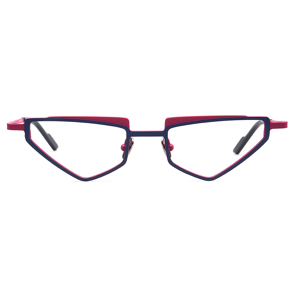 pink cat eye glasses frames for women titanium