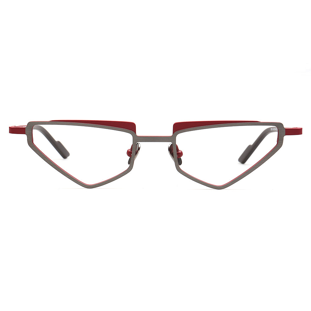 red triangle cat eye eyeglasses frames for women