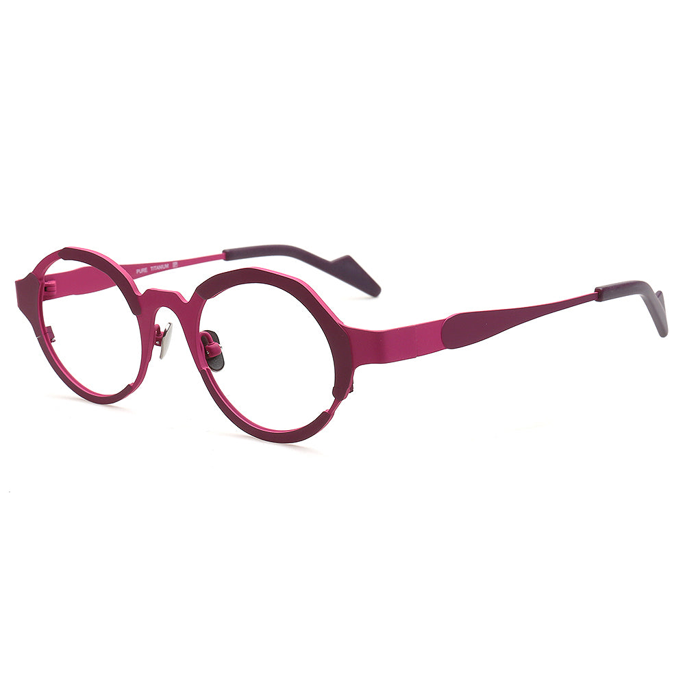 red round titanium glasses frames