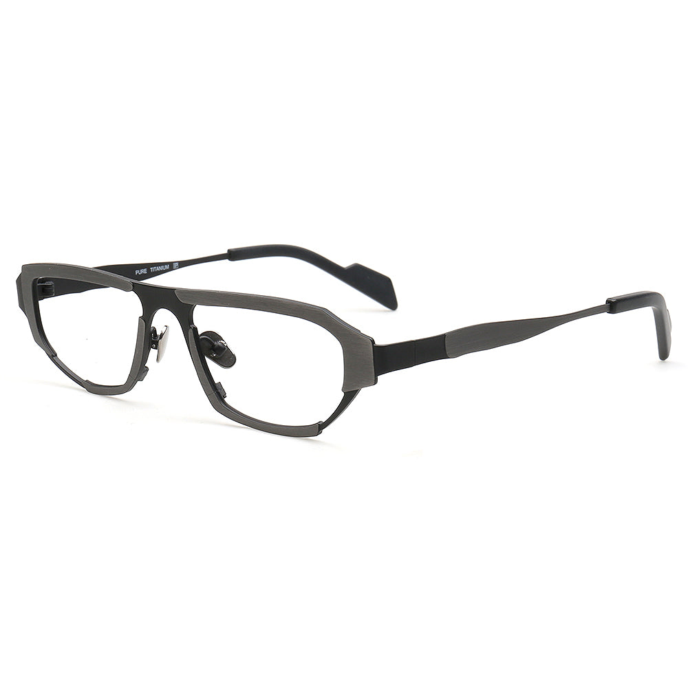 rectangle grey eyeglass frames for men 