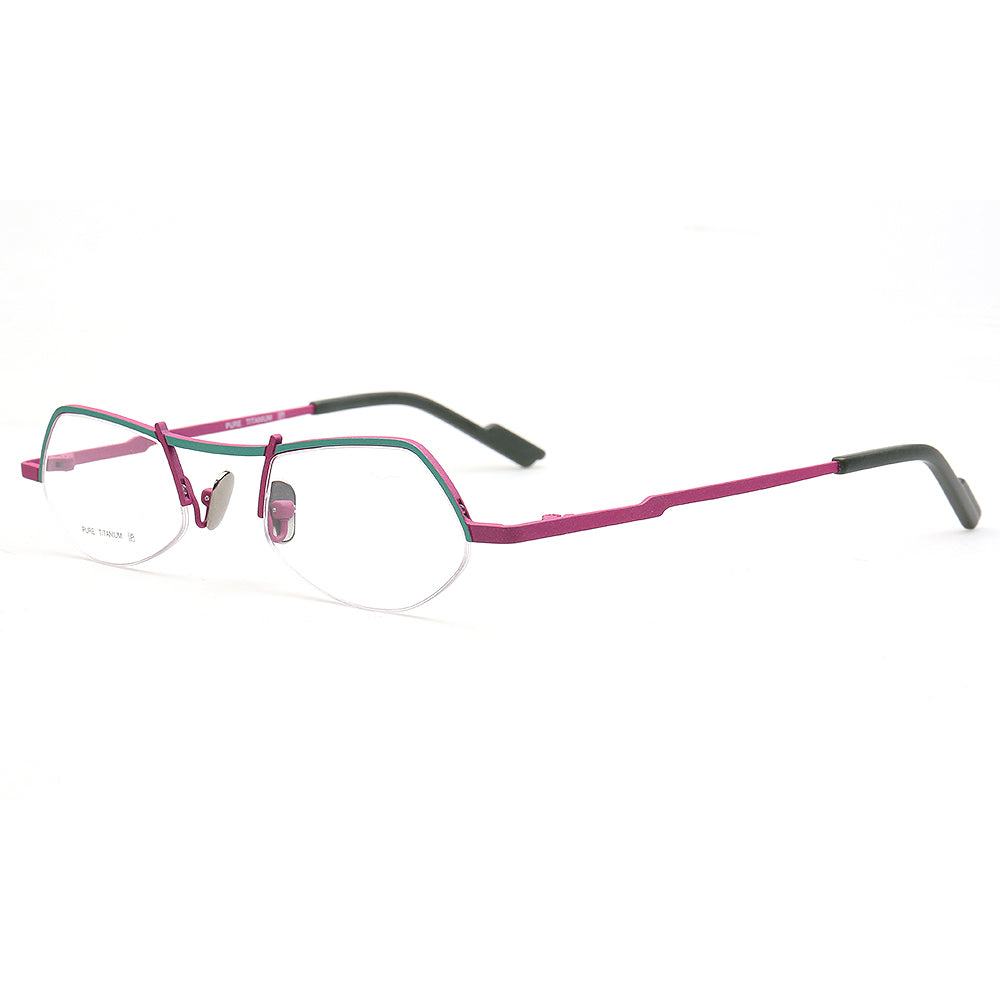 womens pink eyeglasses frames titanium