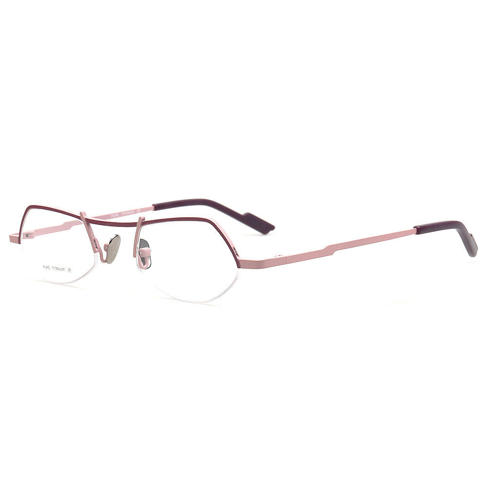 pink womens glasses frames titanium