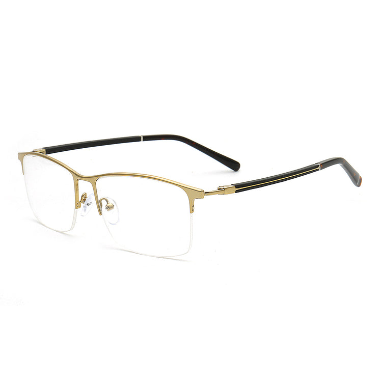 Harden | Rectangle Half Rim Metal Glasses Frames for men