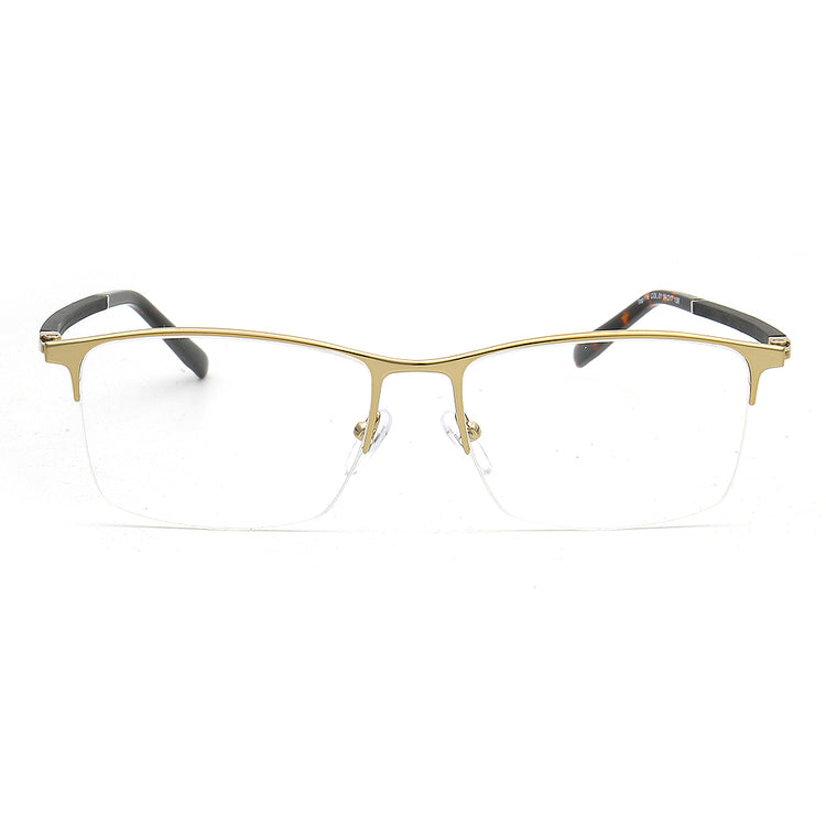 Harden | Rectangle Half Rim Metal Glasses Frames for men