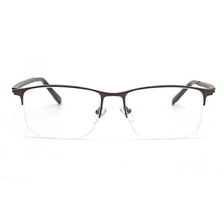 Harden | Rectangle Half Rim Metal Glasses Frames for men