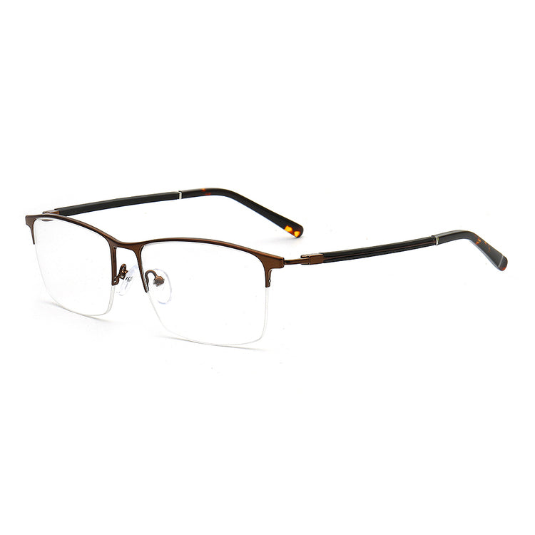 Harden | Rectangle Half Rim Metal Glasses Frames for men