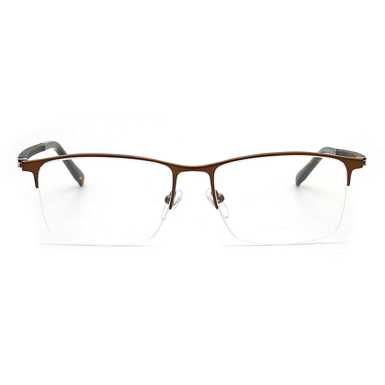 Harden | Rectangle Half Rim Metal Glasses Frames for men