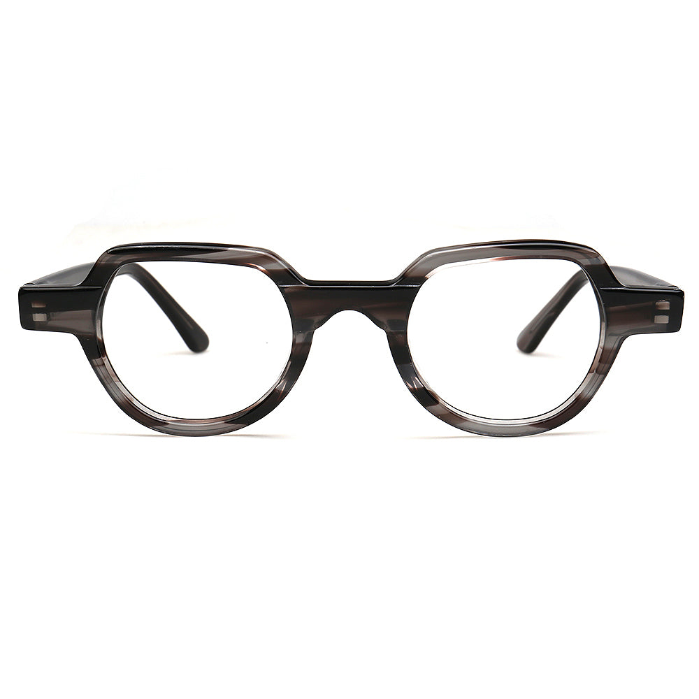 stylish grey spectacles geometric 