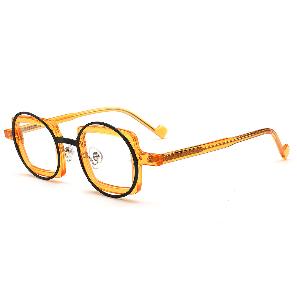 Billie | Funky Geometric Mismatch Glasses Frames