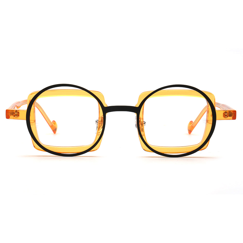 Billie | Funky Geometric Mismatch Glasses Frames