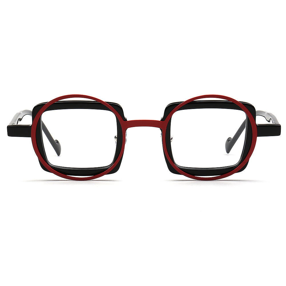 Billie | Funky Geometric Mismatch Glasses Frames