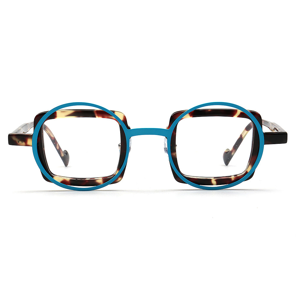 Billie | Funky Geometric Mismatch Glasses Frames